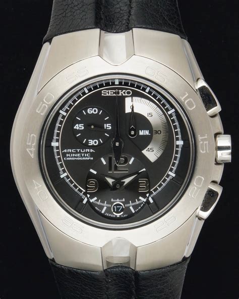 seiko arctura kinetic chronograph  la clinique horlogere service  vente de montres