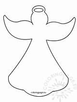 Angel Printable Templates Template Coloring Face Pages sketch template
