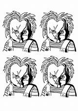 Chucky Warhol Adulti Justcolor Malbuch Erwachsene Adultos Colorier Poupée Albanysinsanity Incantevole Colorati Représentant Célèbre sketch template