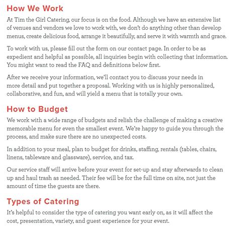 catering budget template