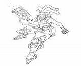 Coloring Pages Overwatch Lucio Sonic Amplifier sketch template