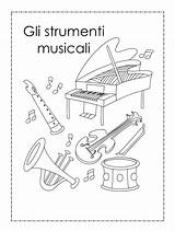 Strumenti Musicali Gli Musicale Maestra Schede Educazione Didattiche Elementare Lamaestralinda Linda Infanzia sketch template