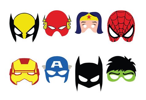 images  printable superhero mask cutouts super hero mask
