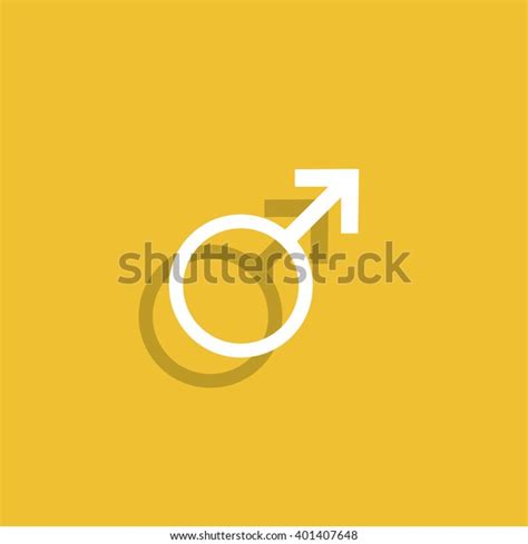 Male Sign Icon Male Sex Button Stock Illustration 401407648