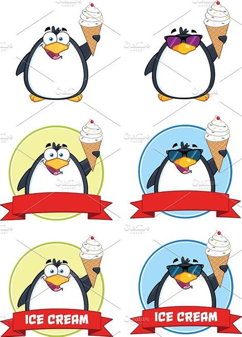 penguin characters collection  penguin cartoon character