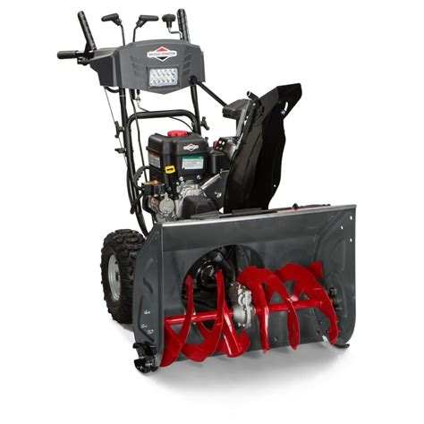 briggs  stratton  dual stage snow thrower review amazing engine  electric start