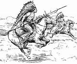 Horse American Lakota sketch template