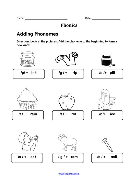 printable phonics worksheets printable worksheets