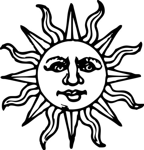 sun planet coloring pages clip art library