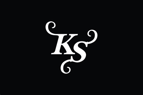 monogram ks logo ubicaciondepersonascdmxgobmx