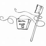 Dental Floss Colorluna sketch template