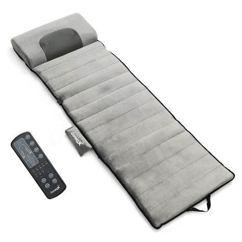 foldable full body massage mat with shiatsu heated neck massager costway