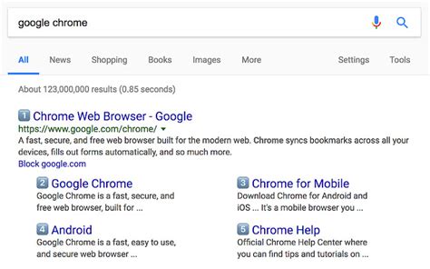 google search result hotkeys chrome web store