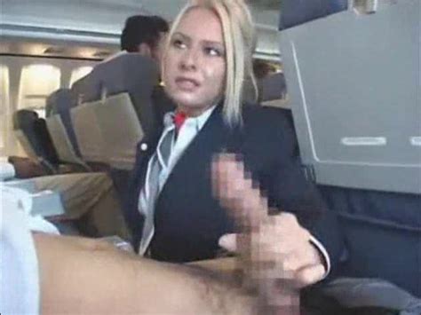 Stewardess Gives A Handy J On Plane Uniform Porn
