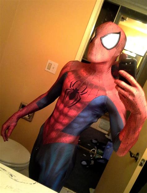 man creates  amazing comic book  spiderman costume designtaxicom