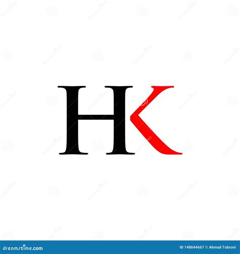 hk logo letter vector template design illustration stock illustration illustration  icon
