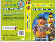 SESAME STREET ANIMALS EVERYWHERE ABC VIDEO PAL VHS