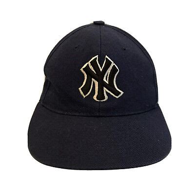 york yankees vintage baseball mlb fitted wool hat navy logo unique
