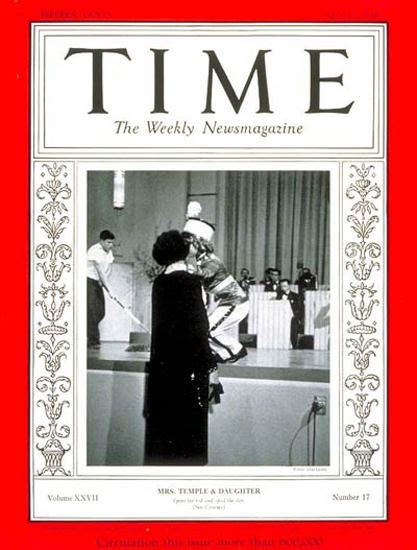 1936 04 Shirley Temple Copyright Time Magazine Mad Men