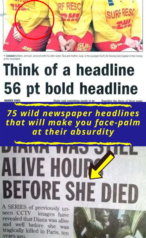 75 Wild Newspaper Headlines That Will Make You Face Palm At The