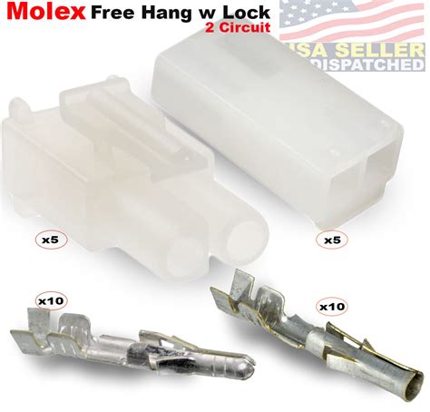 pins  molex connector lot  matched set  awg  hanging wlock ebay
