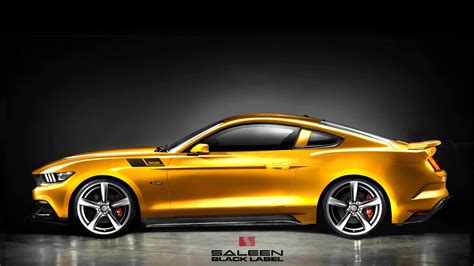 official details   saleen  white yellow  black label mustangs mustang specs