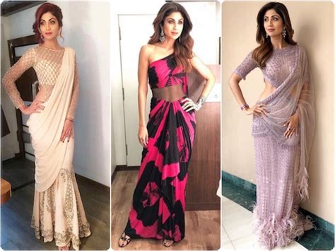 this hot picture of shilpa shetty in a saree will literally blow your mind