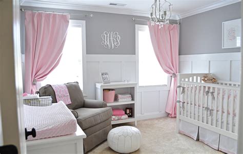 Ava S Sweet Gray And Pink Nursery Project Nursery