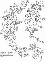 Embroidery Patterns Pattern Brush Bead Template Applique Flowers Coloring Designs Flickr Flower Pages Templates Flores Vintage Beading Weldon Hand Crewel sketch template