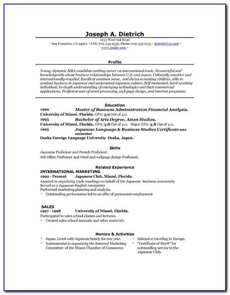 curriculum vitae format word   resume resume examples
