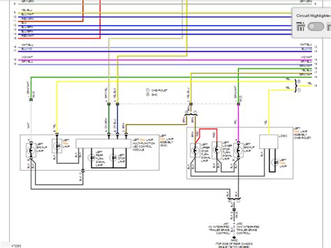 tail light wiring diagram  chevy tahoe