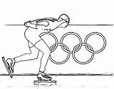Olympische Spelen Kramer Sven Kleurplaat Schaatsen Flevoland sketch template