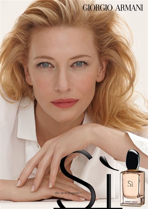 cate blanchett for armani si fragrance