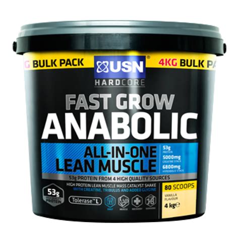 usn kg fast grow anabolic vanilla lowest prices specials