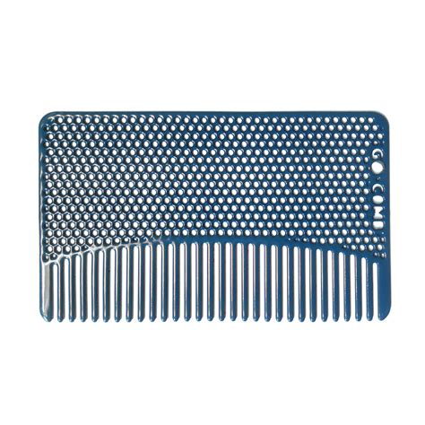 fine tooth mesh comb stainless steel  comb touch  modern