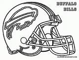 Coloring Nfl Helmet Football Pages Logo Teams Buffalo Sports College Helmets Printable Drawing Outline Cowboys Colts Dallas Bay Print Texans sketch template