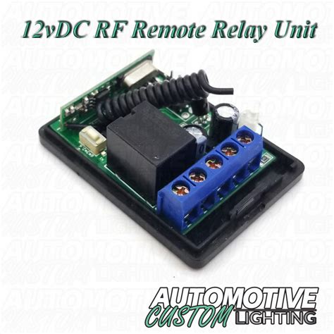 vdc rf remote relay unit automotive custom lighting