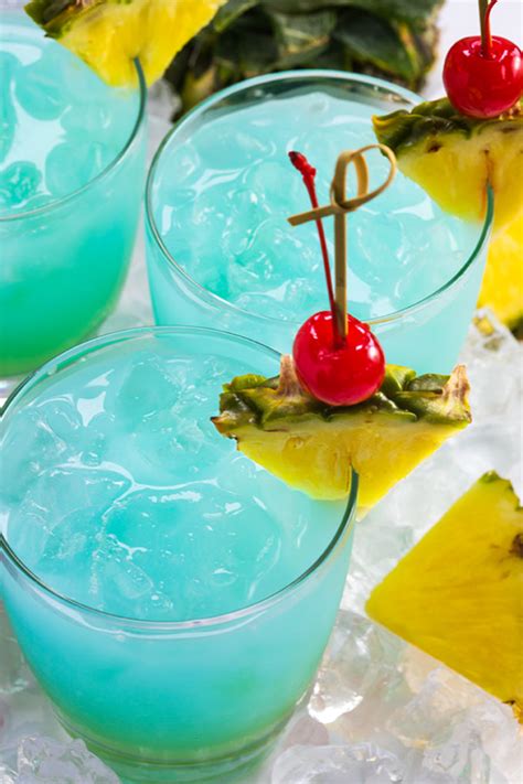 Bluewater Breeze Cocktail Recipe Cocktail Drinks Alcoholic Drinks