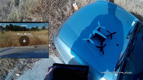 parrot bebop  drone testing wifi range  samsung galaxy tab   track  mode youtube