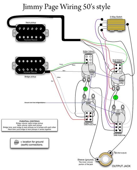 les paul wiring diagram   guitar building guitar pickups