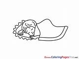 Coloring Pages Sleep Baby Sheet Title sketch template