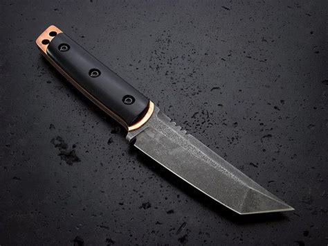 custom tanto fixed blade knife  pointy  pinterest knives
