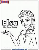 Coloring Frozen Olaf Sister Annas Hmcoloringpages sketch template