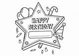 Coloring Pages Birthday Happy Personalized Color Getcolorings Print Printable sketch template