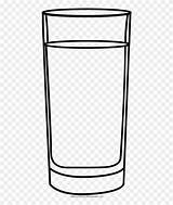 Water Glass Coloring Line Drawing Clipart Pinclipart sketch template