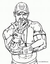 Coloring Pages Triple Wwe Library Clipart Cena John sketch template