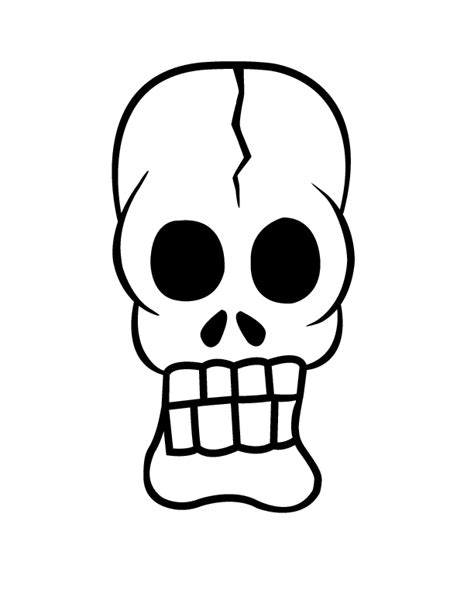 printable skull pictures clipart