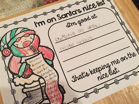 the nice and naughty list mrs lee s kindergarten