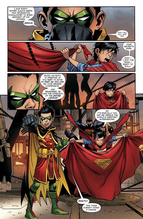 damian and jon dc comics characters batman and superman batman funny