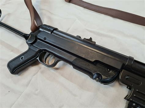 replica ww german mp semi automatic machine pistol gun  denix jb military antiques